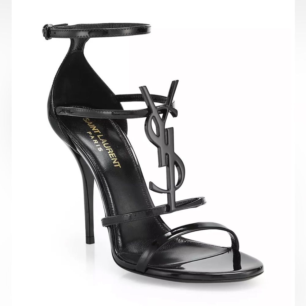Saint Laurent
Cassandra Leather Sandals Size 39